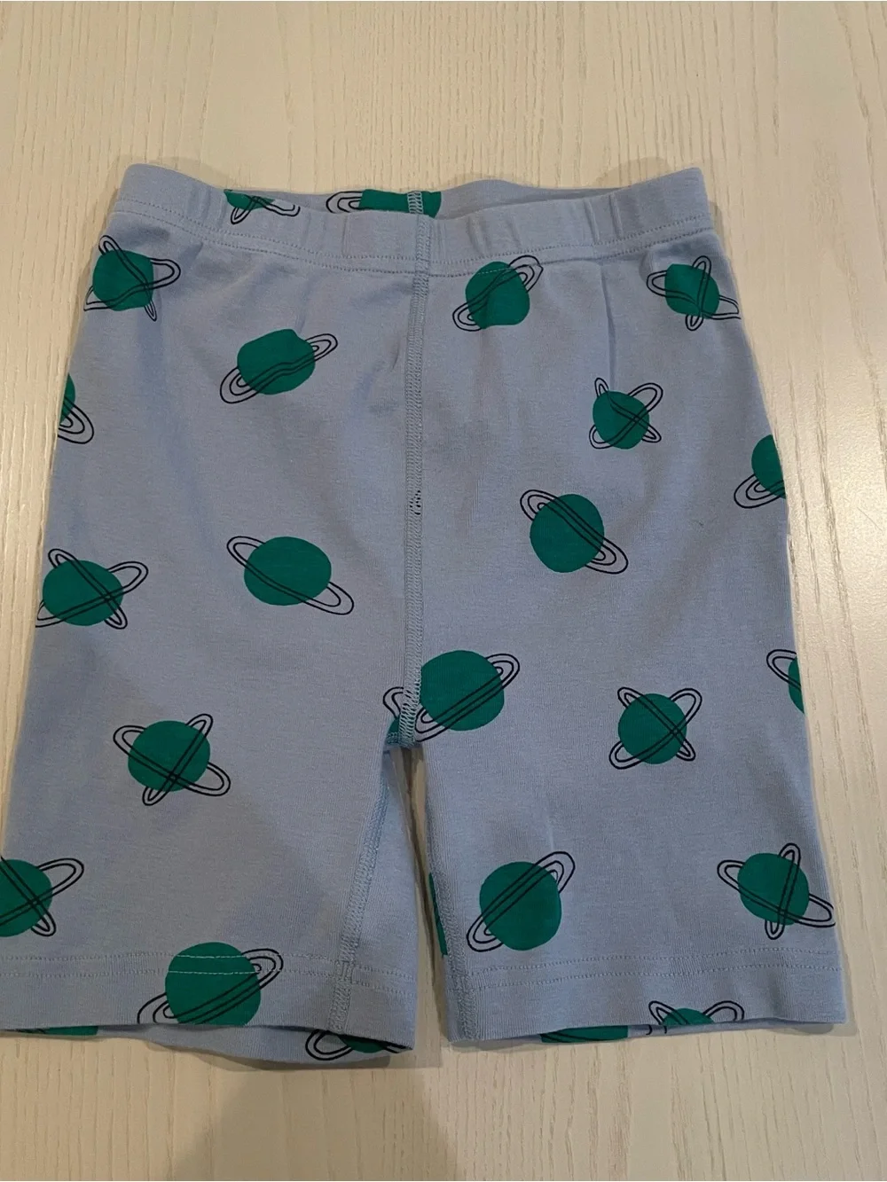 Hanna Andersson HannaJams Short John Pajama Set (Planets on Blue) - Size 10 140